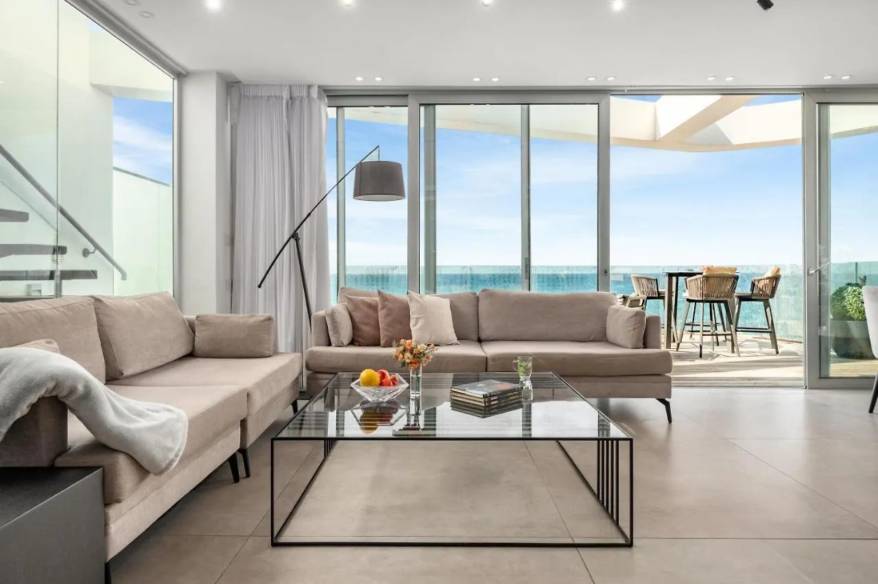 חיפה Penthouse 3Br + Roof Top + Parking - On The Beach 0*,